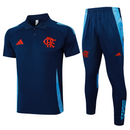 Conjunto Flamengo Polo 24/25 - Masculino Adidas - Azul escuro