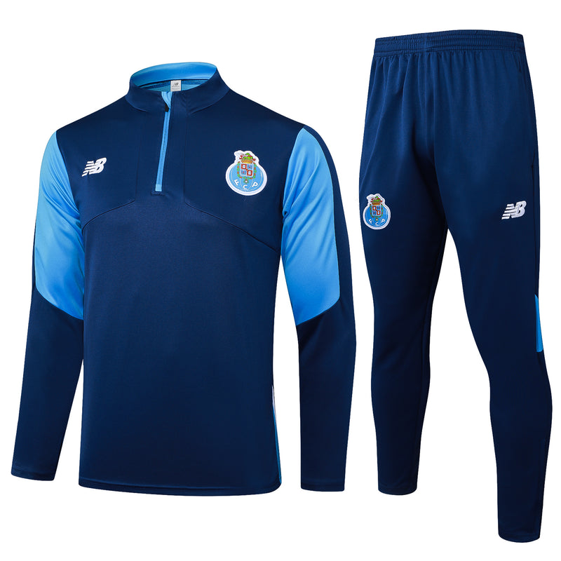 New Balance Men's Porto 24/25 Set - Blue with white details