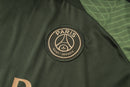 Conjunto Paris Saint-Germain Treino Camisa manga curta + short 24/25 - Masculino Jordan - Verde escuro