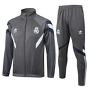 Conjunto Real Madrid Treino 24/25 - Masculino Adidas - cinza escuro