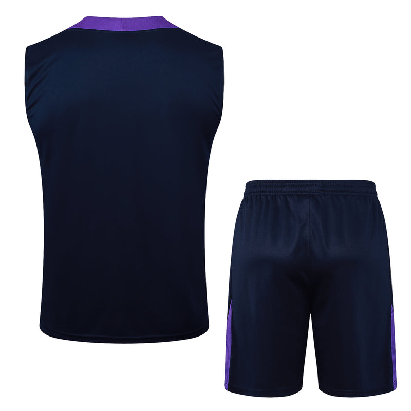 Conjunto Atlético Mineiro Treino 24/25 - Masculino Adidas - Roxo escuro