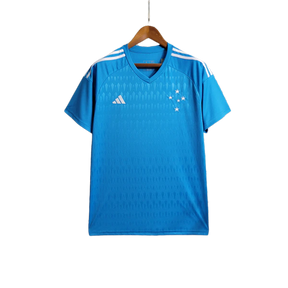 Camisa Cruzeiro 23/24 Goleiro - Azul - Versão Torcedor