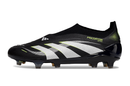 Chuteira de Campo Adidas Predator Elite LL sem cadarço FG - Preto e Verde