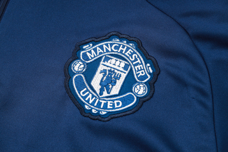Conjunto Manchester United 24/25 - Masculino Adidas - Azul Royal