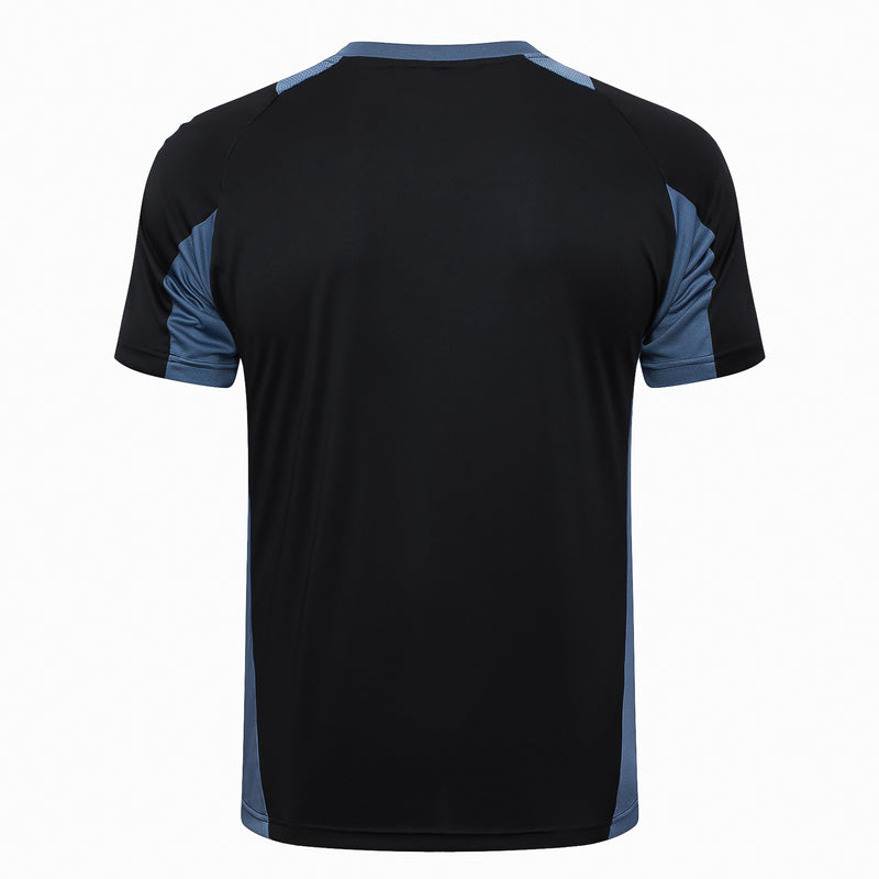 Conjunto Manchester United Treino Camisa manga curta + short 24/25 - Masculino Adidas - Preto