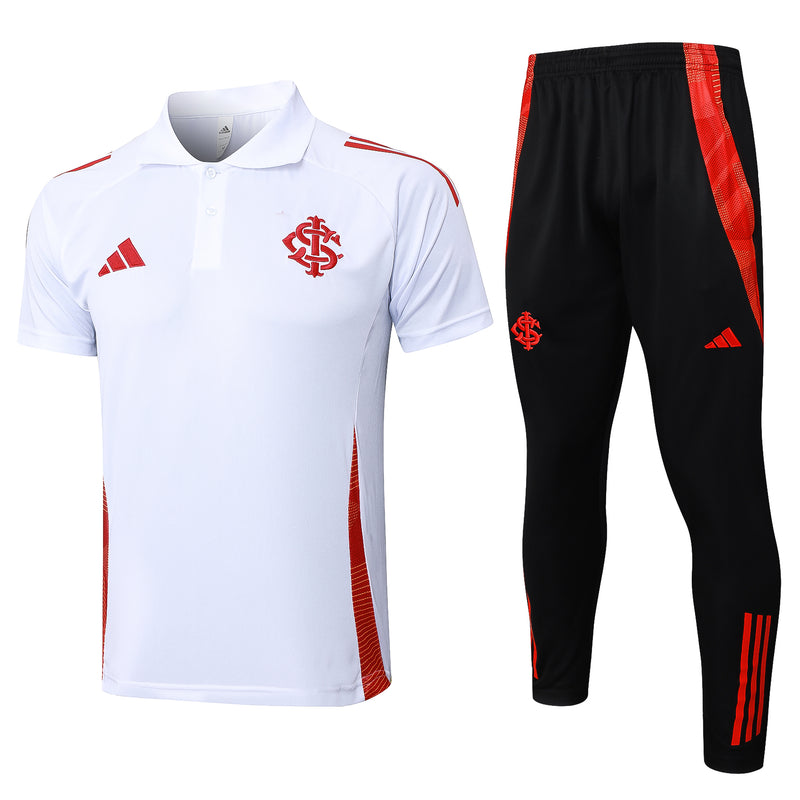 Conjunto Internacional Polo 24/25 - Masculino Adidas - Branco