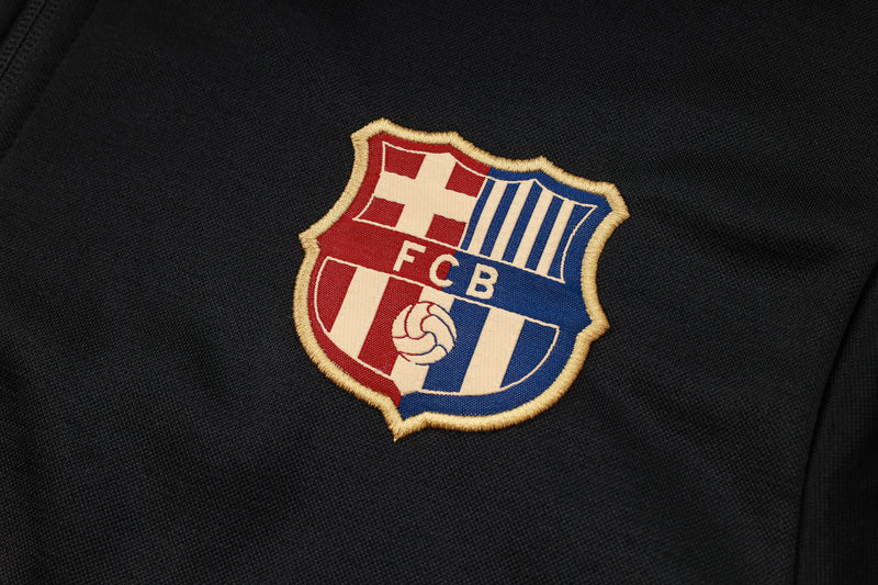 Conjunto Barcelona Treino 24/25 - Masculino Nike - Preto