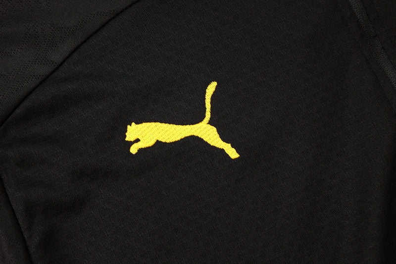 Conjunto Borussia Dortmund Treino 24/25 - Masculino Puma - Preto