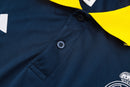 Conjunto Real Madrid Treino 24/25 - Masculino adidas - Azul Royal (gola amarela)