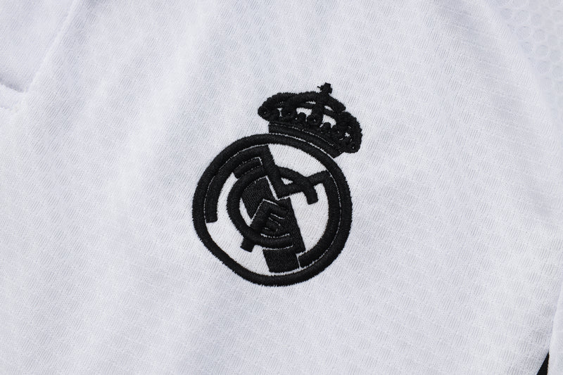 Conjunto Real Madrid Treino 24/25 - Masculino adidas - Branco