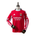 Camisa Benfica I 25/26 manga longa - Torcedor Adidas Masculina - Vermelha