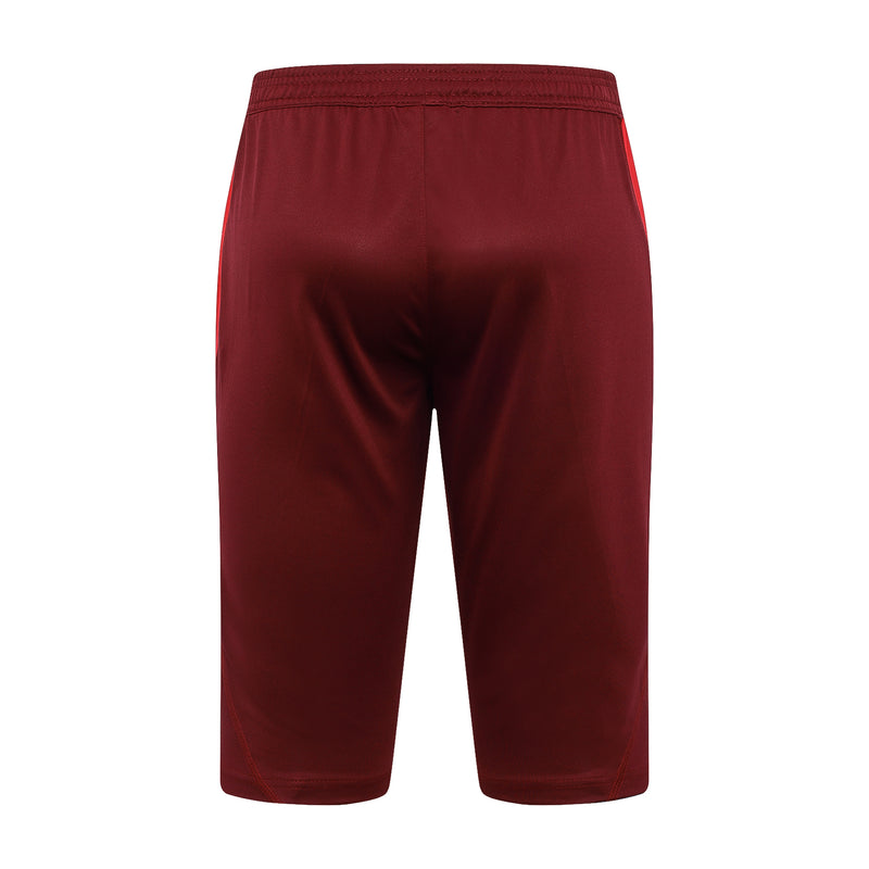 Conjunto Internacional Treino com calça cropped 24/25 - Masculino Adidas - Vermelho e vinho