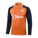 Conjunto Manchester United 24/25 - Masculino Adidas - Laranja