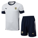 Conjunto Portugal Treino Camisa manga curta + short 25/26 - Masculino Puma - Branco