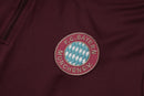 Conjunto Bayern München Treino 25/26 - Masculino adidas - Borgonha Escuro