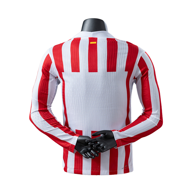 Camisa Atletico de Madrid l 25/26 Manga Longa - Jogador Masculina
