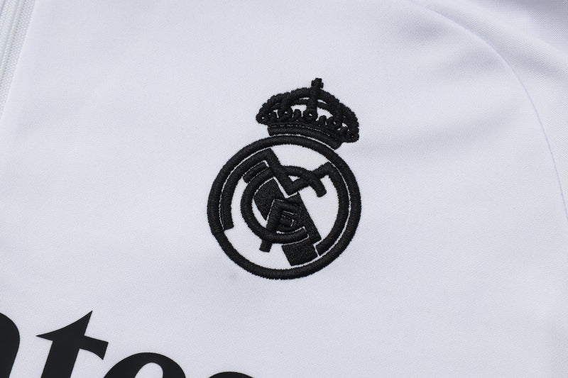Conjunto Real Madrid Treino 25/26 - Masculino Adidas - Branco