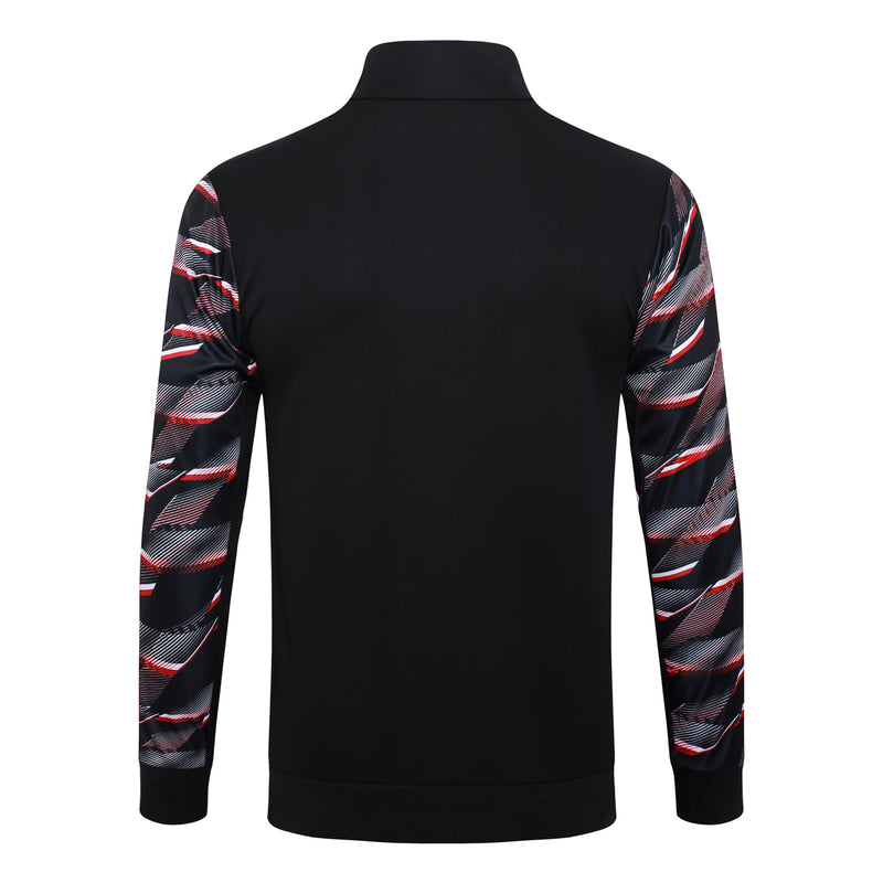 Conjunto São Paulo 24/25 - Masculino New Balance - Preto com detalhe vermelho
