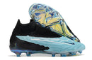 Chuteira de Campo NIKE PHANTOM GX ELITE DF Link FG -  Preto/Azul Agua