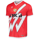 Camisa Rayo Vallecano Il 24/25 - Torcedor Umbro Masculina - Vermelho com detalhes branco