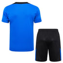 Barcelona Training Set Short Sleeve Shirt + Shorts 24/25 - Men's Nike - Blue