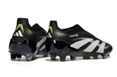 Chuteira de Campo Adidas Predator Elite LL sem cadarço FG - Preto e Verde