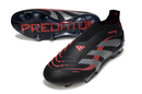 Chuteira de Campo Adidas Predator Elite LL sem cadarço FG - Preto