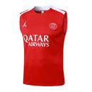 Conjunto Paris Saint-Germain Treino Camisa Regata + short 24/25 - Masculino Jordan - Vermelho e Azul