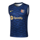 Barcelona Training Set Tank Top Shirt + Shorts 24/25 - Men's Nike - Royal Blue (Nike Yellow)