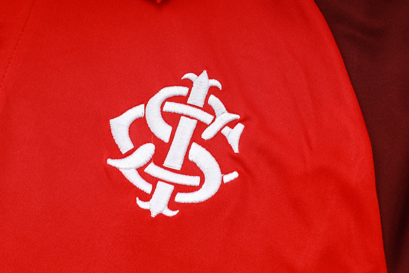 Conjunto Internacional Polo 24/25 - Masculino Adidas - Vemelho e vinho