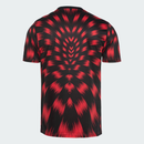 Camisa Flamengo pré-jogo 25/26 Torcedor Adidas Masculina - Preto e Vermelho