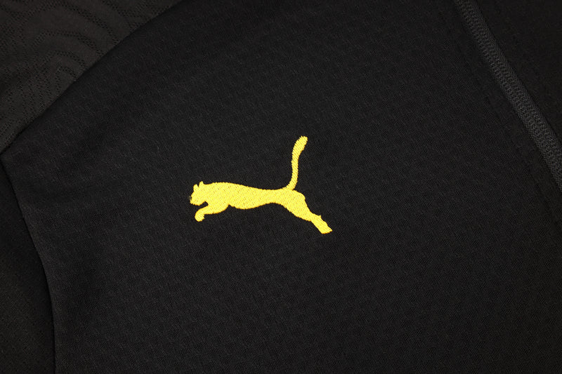 Conjunto Borussia Dortmund Treino 23/24 - Masculino Puma - Preto