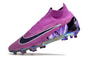 Chuteira de Campo NIKE PHANTOM GX ELITE DF Link FG -  Rosa/Roxo