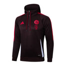 Conjunto Bayern München Treino 24/25 - Masculino adidas - Borgonha Escuro