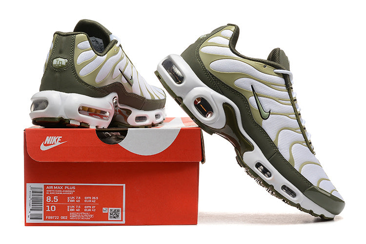 Nike Air Max Plus TN - Unisex - Branco/Verde Olivia