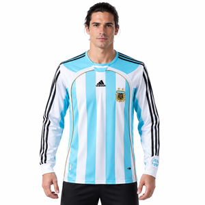 Argentina 2006 Home Long Sleeve - Retro