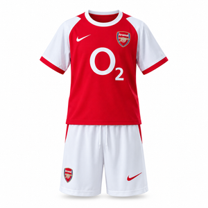 Arsenal FC 02/03 Titular Retrô - Conjunto Infantil