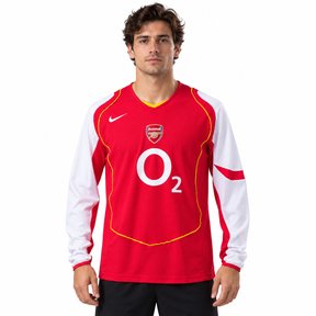 Arsenal FC 04/05 Home - Mangas longa - Retrô