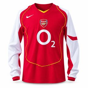 Arsenal FC 04/05 Home - Mangas longa - Retrô