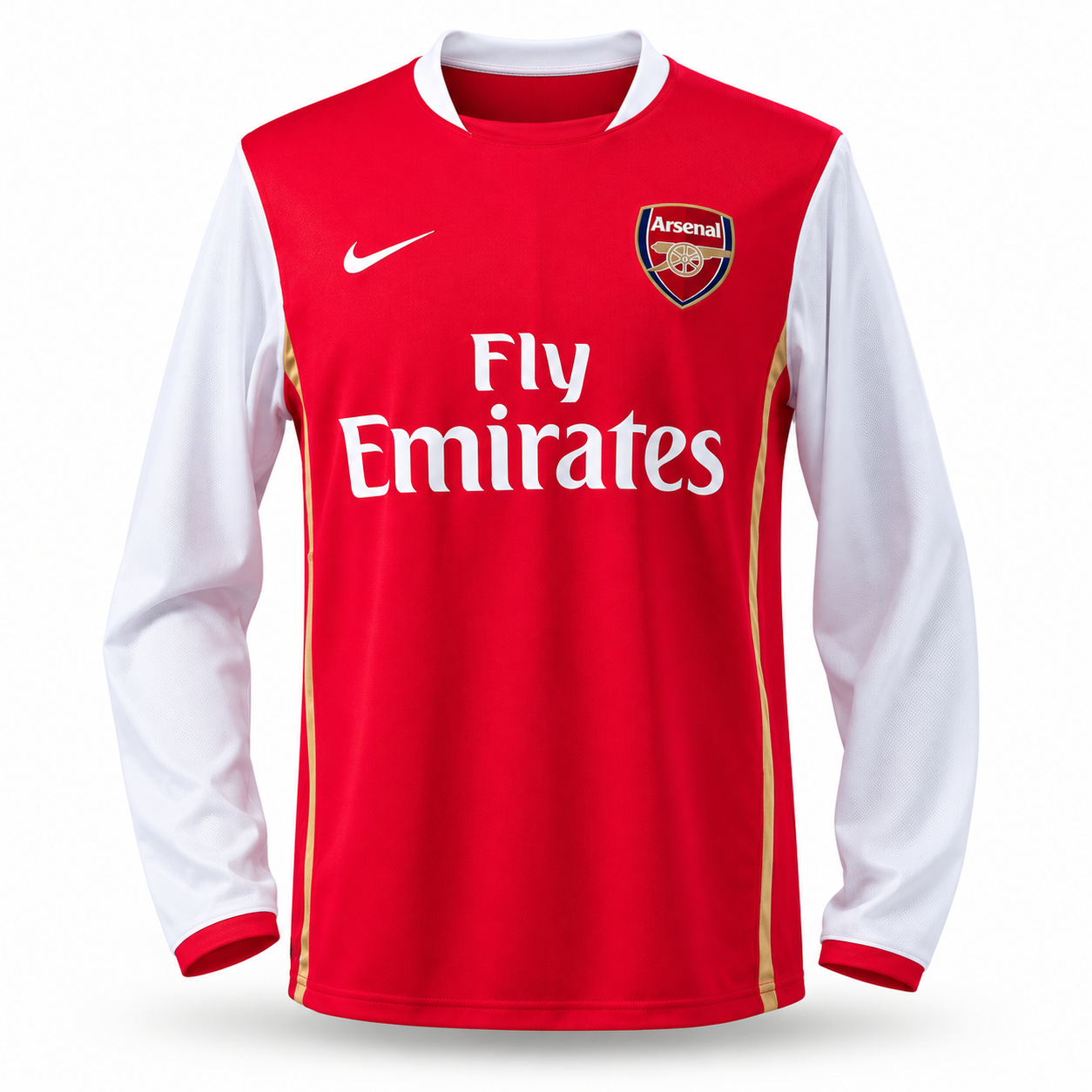 Arsenal FC 06/07 Home - Mangas longa - Retrô
