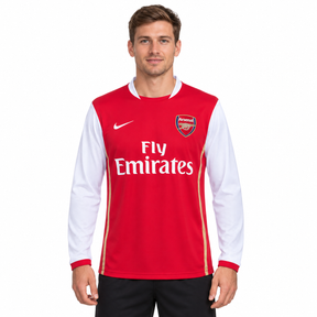 Arsenal FC 06/07 Home - Mangas longa - Retrô