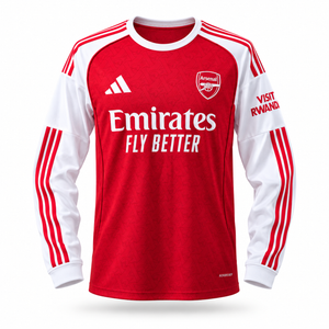 Camiseta local de manga larga del Arsenal FC 25/26 - Aficionado