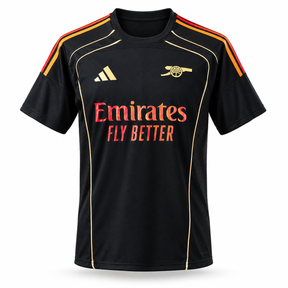 Arsenal FC 26/27 Style Black Retro