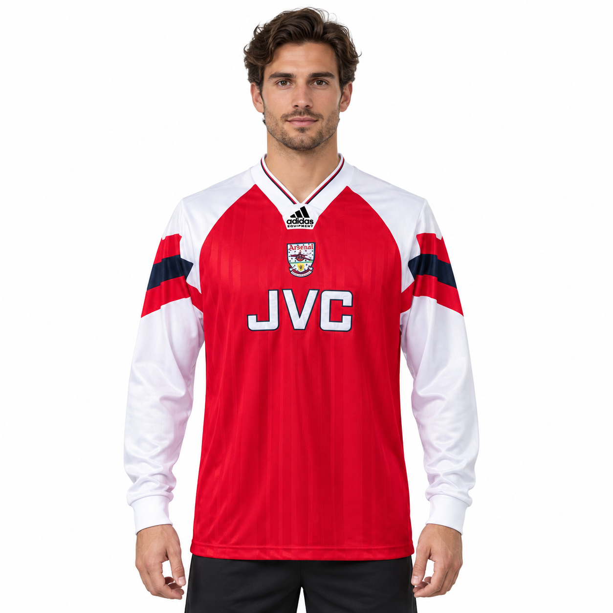 Arsenal FC 92/94 Home - Mangas longa - Retrô