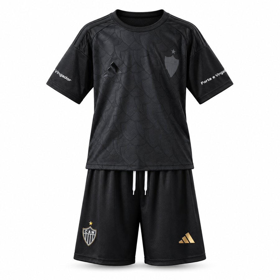 Atlético Mineiro 2025 Limited Edition Black - Kids Kit