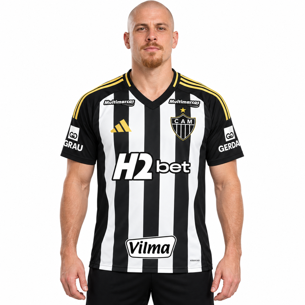 Atlético Mineiro 2025 Titular (Todos Pratrocionios) - Torcedor