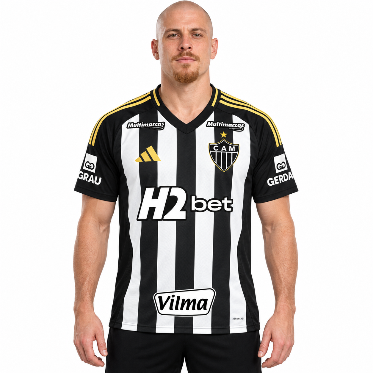 Atlético Mineiro 2025 Home (Todos Pratrocionios) - Torcedor