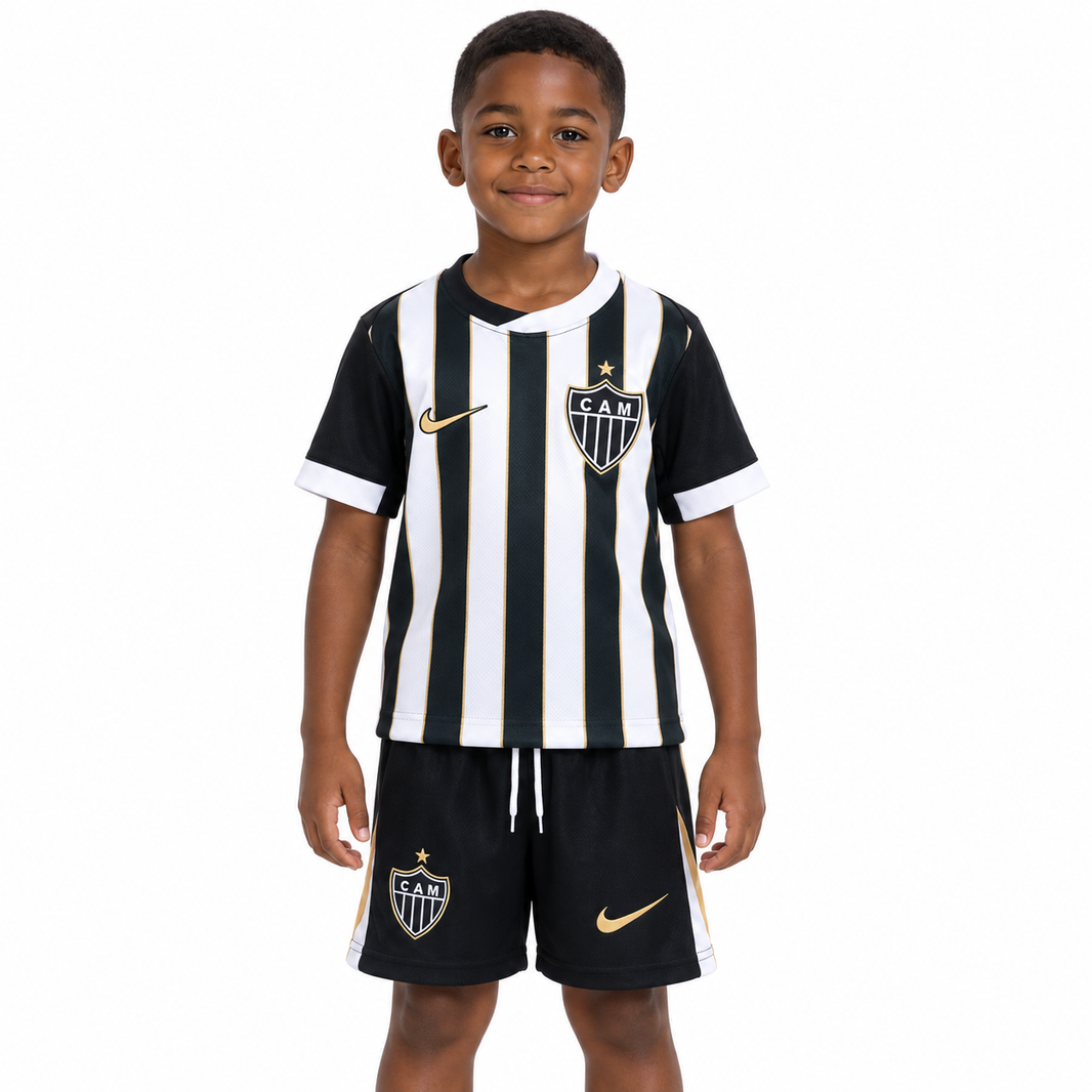 Atlético Mineiro 2026 Titular - Conjunto Infantil