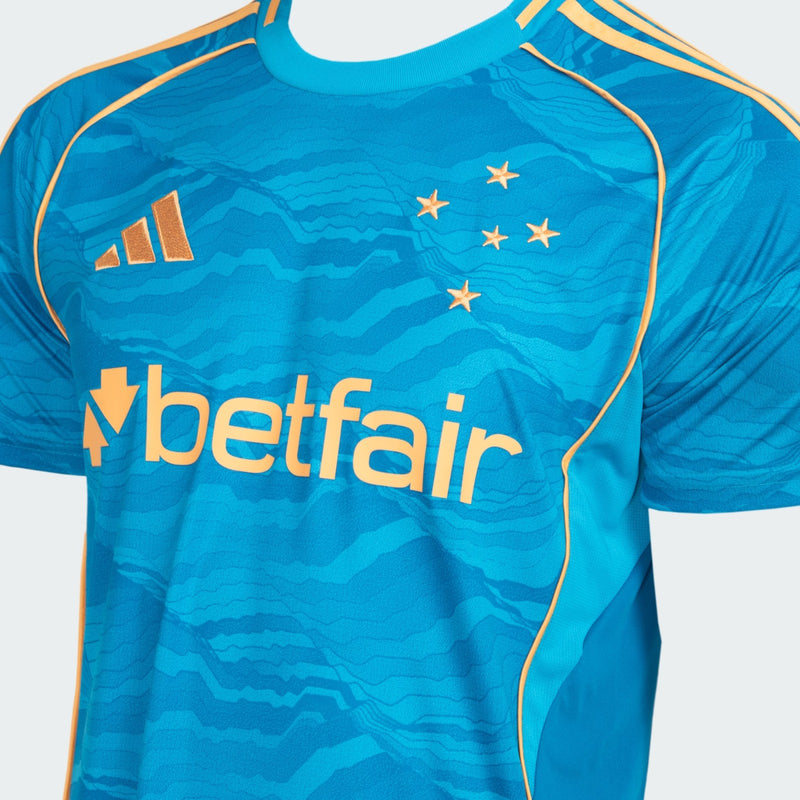 Camisa Cruzeiro lIl 25/26 - Torcedor Adidas Masculina - Azul