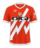 Camisa Rayo Vallecano Il 24/25 - Torcedor Umbro Masculina - Vermelho com detalhes branco